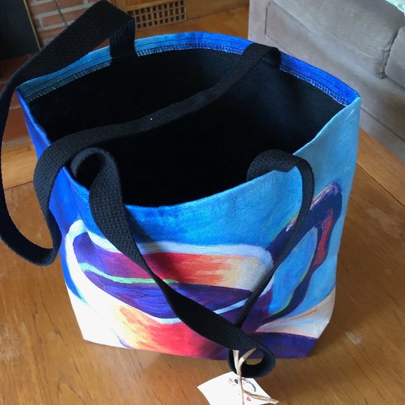 NWT Canvas Tote by artist Diana Sunseri - Picture 2 of 5